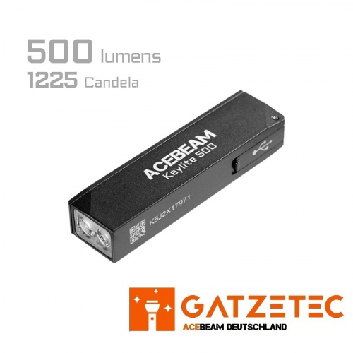 ACEBEAM-Keylite-500-LED-Taschenlampe-Gatzetec grün