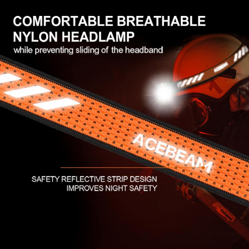 Preview: ACEBEAM Stirnband H30 Reflektor