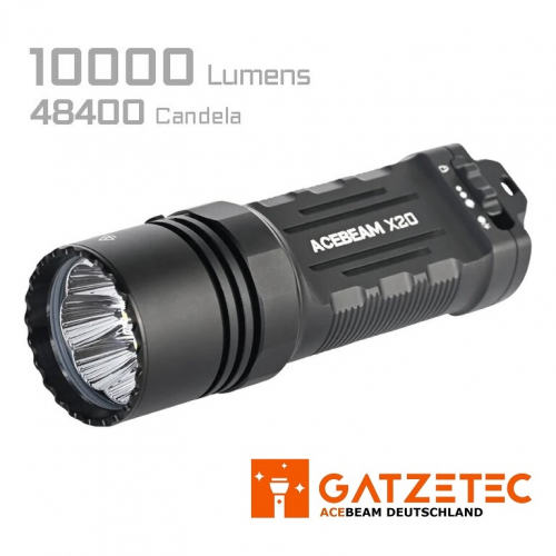 Preview: ACEBEAM X20 Taschenlampe bei Gatzetec neu