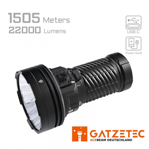ACEBEAM X25 Taschenlampe mit Akkupack neu