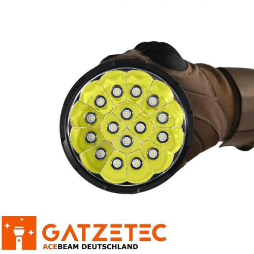 Preview: ACEBEAM X25 Taschenlampe mit Akkupack 16 LEDs