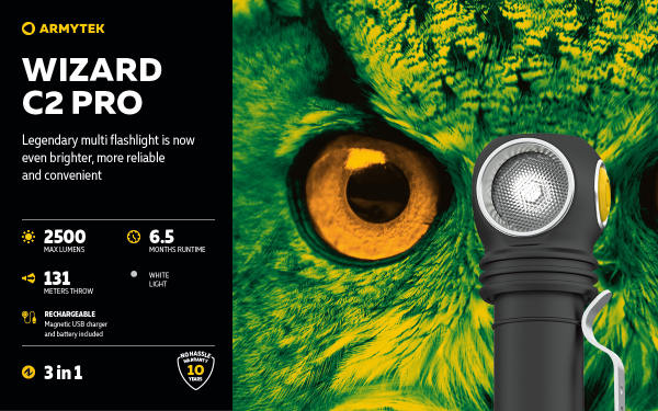 Preview: Armytek Wizard C2 Pro CREE XHP 50.2