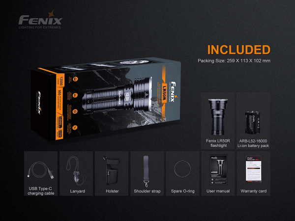 Fenix LR50R Taschenlampe Zubehör
