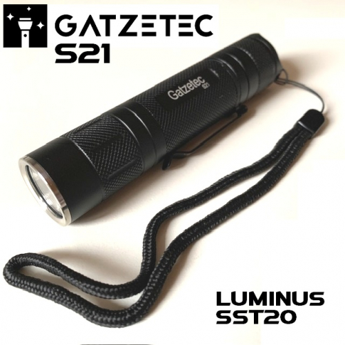 Gatzetec s21 taschenlampe Luminus sst20