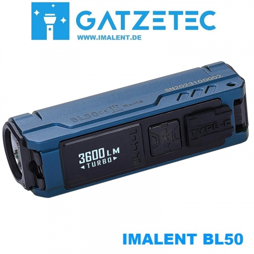 Preview: IMALENT BL50 LED Taschenlampe bei gatzetec.live neu