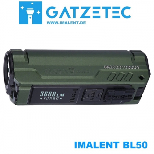 Preview: IMALENT BL50 LED Taschenlampe bei gatzetec.live