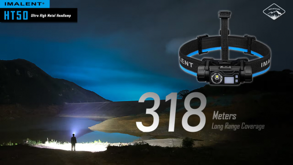 Preview: Imalent HT50 Headlamp hohe Reichweite