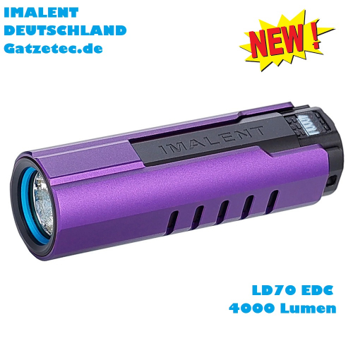 Imalent LD70 Taschenlampe lila