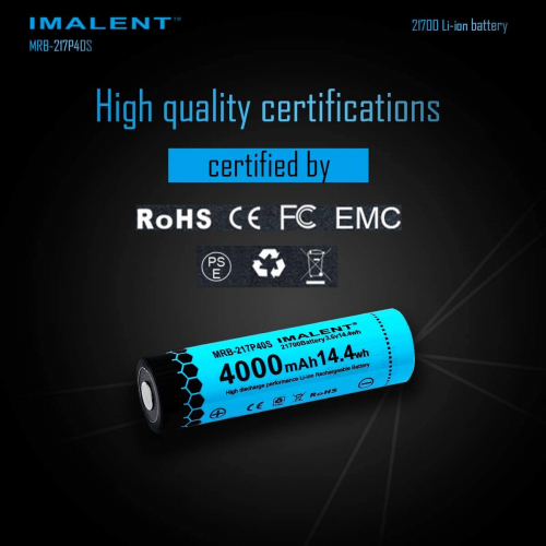 Preview: Imalent MRB-217P40S mit 1000 Ladezyklen