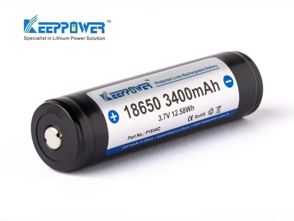 KEEPPOWER 18650 3400mAh Akku