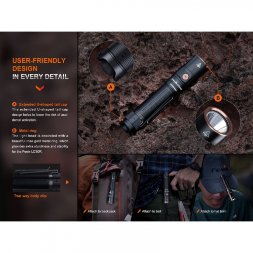 Preview: Fenix LD30R LED Taschenlampe neu