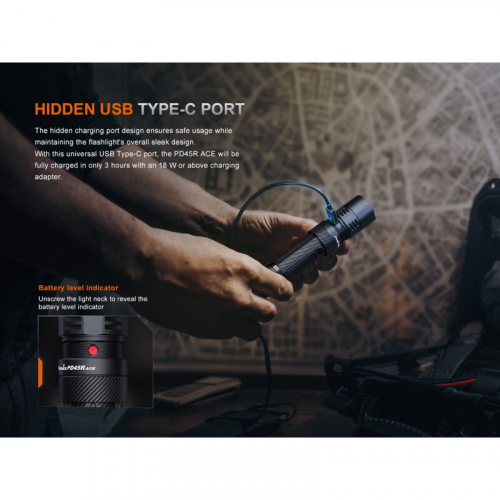 Fenix PD45R ACE Taschenlampe taktisch