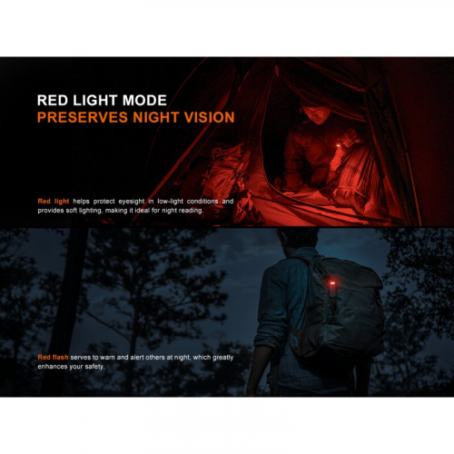 Preview: Fenix SW05R Taschenlampe Rotlicht