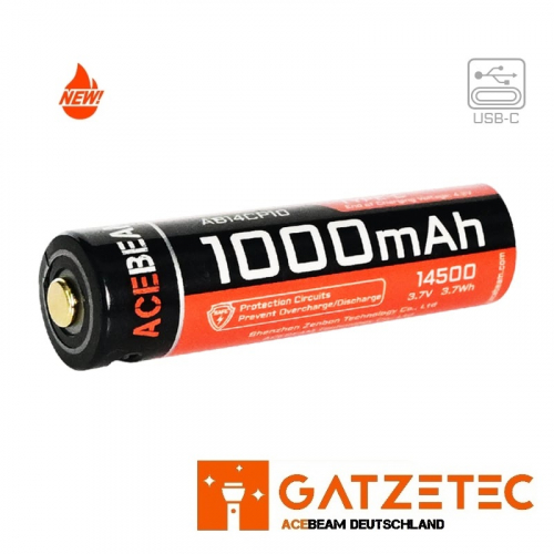 Acebeam 14500-1000 mAh Akkumulator
