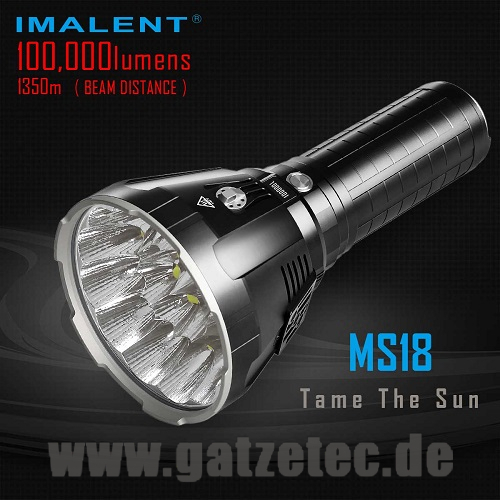 IMALENT MS18 Taschenlampe bei GATZE.de IMALENT DEUTSCHLAND