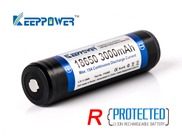 Keeppower 18650-R-3000 Gatzetec