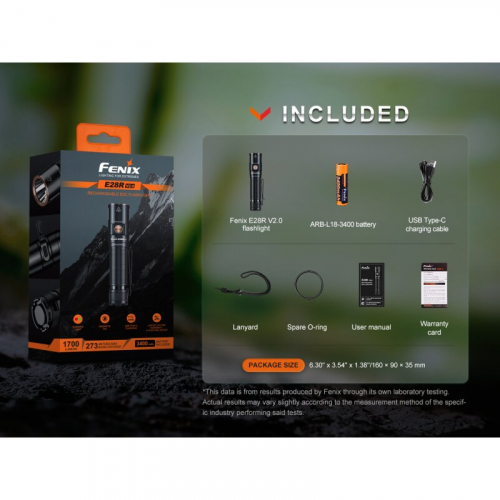 FENIX E28R V2.0 Taschenlampe Zubehör