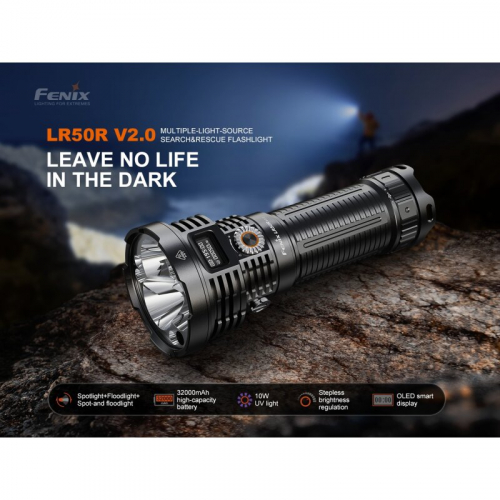 Fenix LR50R V2.0 Taschenlampe LEDs