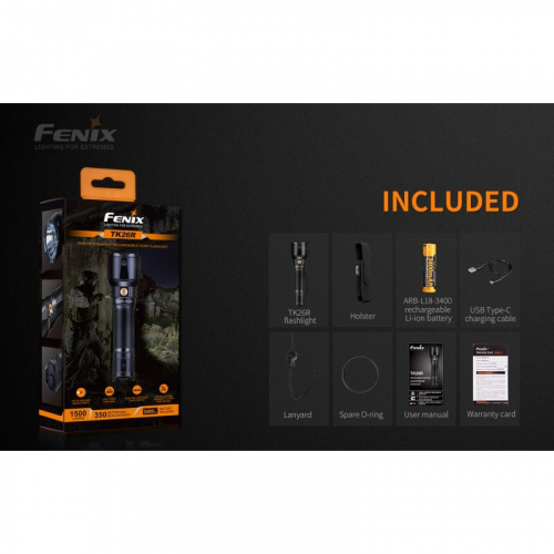 Fenix TK26R Tricolour Taschenlampe