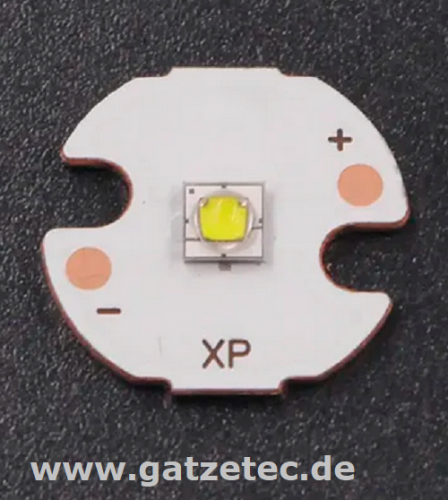 LUMINUS SST20 LED mit 6500 Kelvin auf Kupfer